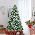 thumbnail image 4 of Árbol de Navidad Costway 1,8m con 928 Ramas Abeto Artificial Nevado Base de Metal, 4 of 7
