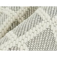 thumbnail image 5 of Momeni Ember Hand Woven New Zealand Wool Polyester Geometric Ivory Area Rug 9' X 12', 5 of 7
