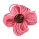 thumbnail image 4 of 10 piezas Adornos de hotel Decoraciones para el hogar Atractivo hilo de lino Adornos de flores Fiesta de Navidad Flores de boda 65x11mm rosado Macarena flor de guirnalda guita flor, 4 of 8
