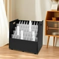 thumbnail image 2 of Roll File Organizer, Construction Plan Holders, Blueprint Cabinet with Wheels, Roll Document Holder, Roll Files Storage Cart for Office and Home (Black, 50-Slots), 2 of 9