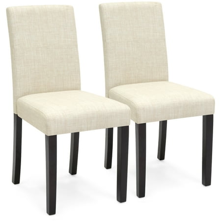 - Best Choice Products Set of 2 Fabric Parsons Dining Chairs - Beige