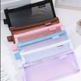 thumbnail image 6 of Clear Exam Pencil Pouch,Pencil Pouches Case,Mesh Zipper Pen Pouch,Multi-Color Clear Pencil Case,Cosmetic Bag Cute Pencil Case,Portable Office Stationery Pouch for Students Adults Office Classroom, 6 of 7