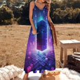 thumbnail image 2 of Abstract 3D Futuristic Geometric Plaid Sleeveless Dress Woman Fashion Long Dresses Women's Summer Suit Dress Summer 2025 Women, 2 of 7