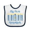 Inktastic 1st Hanukkah Candles Gift Baby Boy or Baby Girl Bib