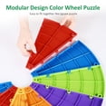 thumbnail image 2 of WinSpin 24 Pouces Roue de Prix Modulaire DIY 12 Emplacements avec Support au Sol Hauteur Réglable pour Carnaval Spinner Jeu Événements École, 2 of 9