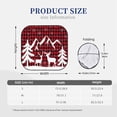 thumbnail image 3 of Balery Christmas Buffalo Plaid Parasol para parabrisas de coche de 2 piezas | Parasol plegable para parabrisas delantero de coche para la mayoría de sedanes-Medium, 3 of 6