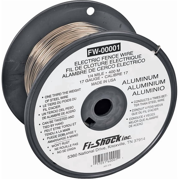 Zareba 17 Gauge 1/4 mile Aluminum Wire