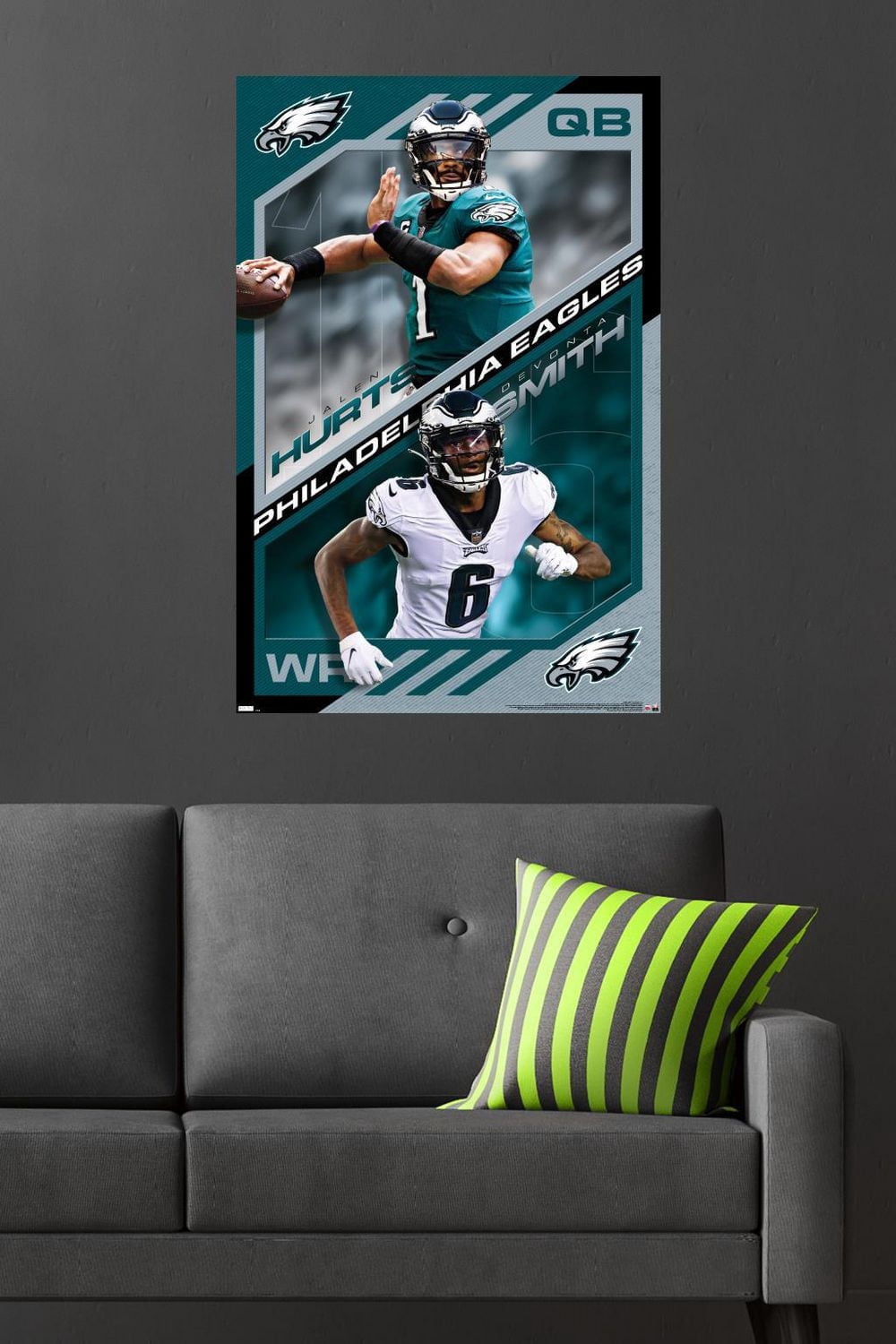 NFL Philadelphia Eagles - Jalen Hurts et DeVonta Smith 21