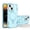 Light Blue, variant on Protective Magnetic Kickstand Case for iPhone 14 Pro Max with Tempered Glass Screen Protector - Light Pink