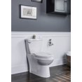 thumbnail image 3 of Miseno MNO490CBWH High Efficiency Toilet with Elongated Chair Height Skirted Bowl Soft Close Seat & Wax Ring Kit - 2 Piece, 3 of 5