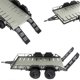 thumbnail image 3 of Metal Trailer Car Hopper Trail for Traxxas 1/18 TRX4M Cars Trailer Heavy Duty Truck DIY Parts, 3 of 5