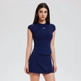 thumbnail image 2 of Top-kevin Tennis Skirt Set for Women High Waisted Pleated Athletic Pickleball Skirt with Shorts Padded Tank Top 2 Piece Outfits, 2 of 6