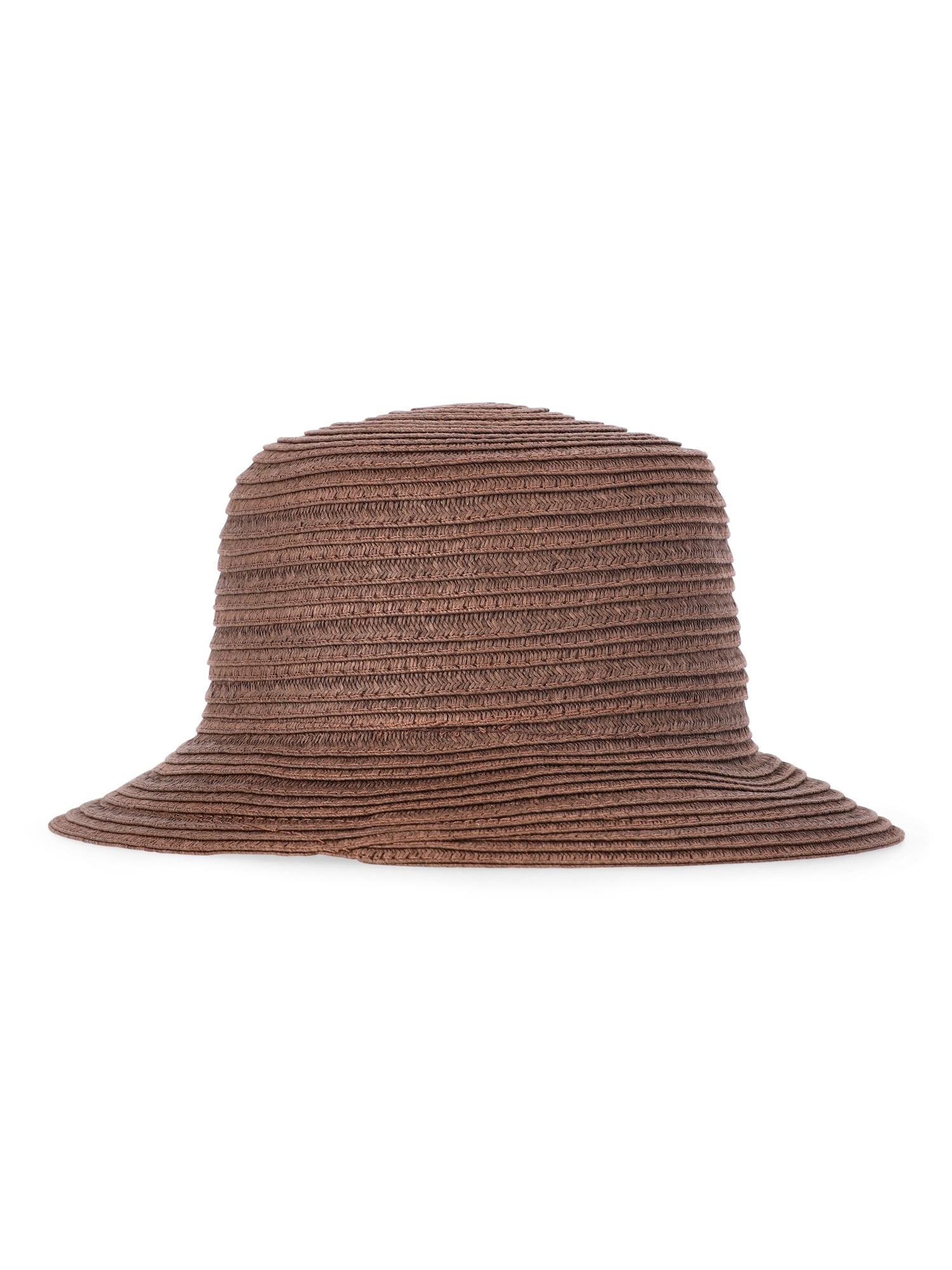 Time and Tru Women's Bucket Hat, Dark Brown