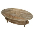 thumbnail image 4 of Alaterre Meuble Table Basse Ovale en Bois Récupéré Rustique en Bois Flotté, 4 of 6