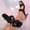 Black, variant on Womens Low Kitten Heels Sandals, Comfortable Wide Width Square Toe 2026 Slip-On Fashion Shoes Gold US8.5