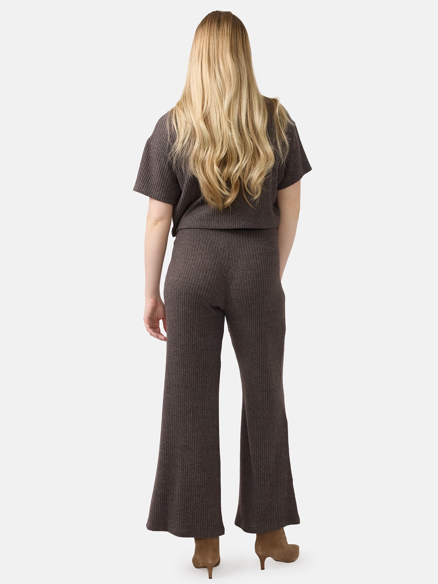 Ingrid & Isabel For Every Belly Women's Maternity Ribbed Pants, 29'' Inseam, Sizes S-XXL