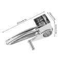 thumbnail image 5 of 5 in 1 Stainless Steel Cheese Slicer Shredder 4 Manual Rotary Cheese Grater Multifunctional Grater Butter Cutter Kitchen Gadgets, 5 of 5