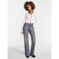 thumbnail image 2 of No Boundaries Straight Leg Jeans, 31.5'' Inseam, Women's 00-20, 2 of 5