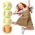 thumbnail image 1 of Juego de 2 dados de ejercicio Skywin Kids Yoga con bolsa de malla, 1 of 7
