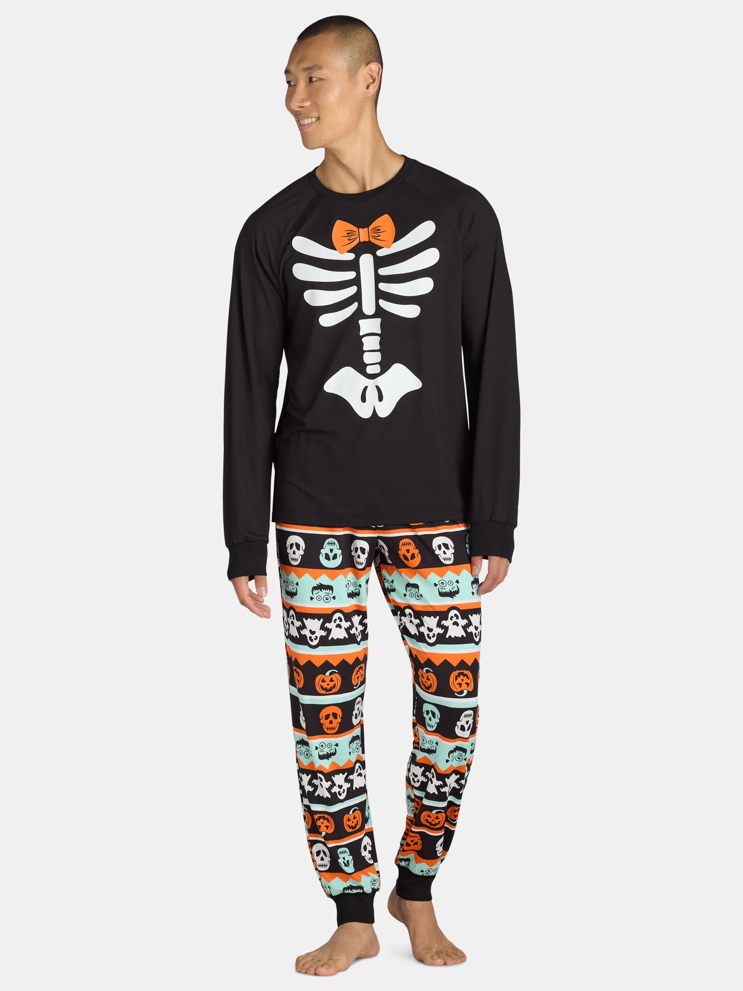 Halloween Men’s Matching Family Pajamas Set from Way to Celebrate, 2-Piece