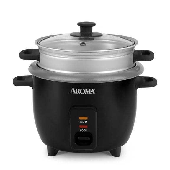 6 Cup Rice Cooker with Outer Steam Tray Black 4.2 out of 5 stars with 127 reviews 127 19 Questions