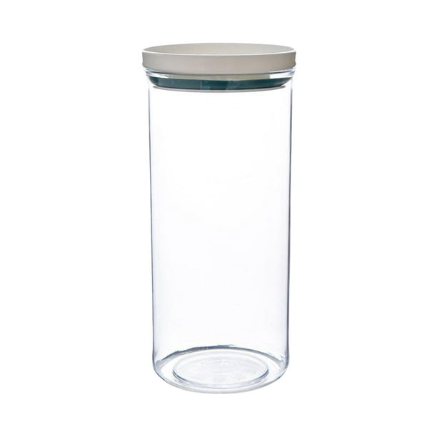 Frasco De Almacenamiento Con Tapas Herméticas Frasco Transparente Frasco De Almacenamiento De Alimentos Para Té Blanco Con Azul 700ML Sunnimix tarro de almacenamiento