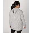 thumbnail image 2 of Plus Size Just My Size® Slubbed Hoodie Color: Dada Gray Size: 2X, 2 of 10