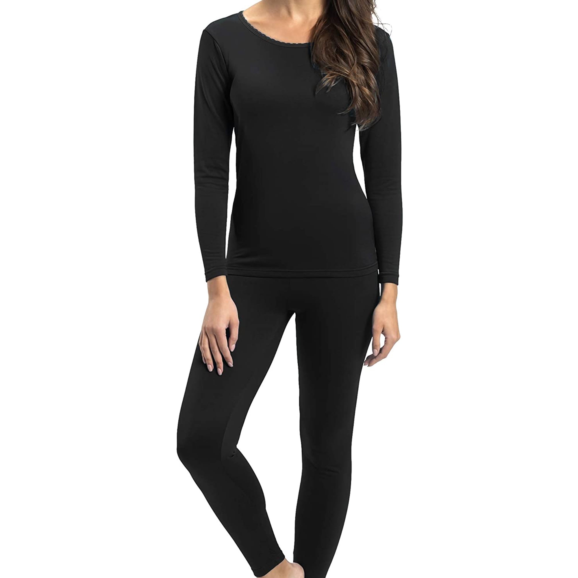 Rocky Women Heavyweight Thermal Top and Bottom Warmer Cold Weather ...