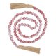 thumbnail image 3 of Guirnalda de cuentas de madera con borlas de 59 pulgadas de largo para escaleras, cestas para colgar en la pared, decoración rústica Rojo, 3 of 9