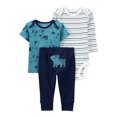 thumbnail image 1 of Conjunto Carter´s Child of Mine Niño 0-3M Perros Azul 3 Piezas, 1 of 4