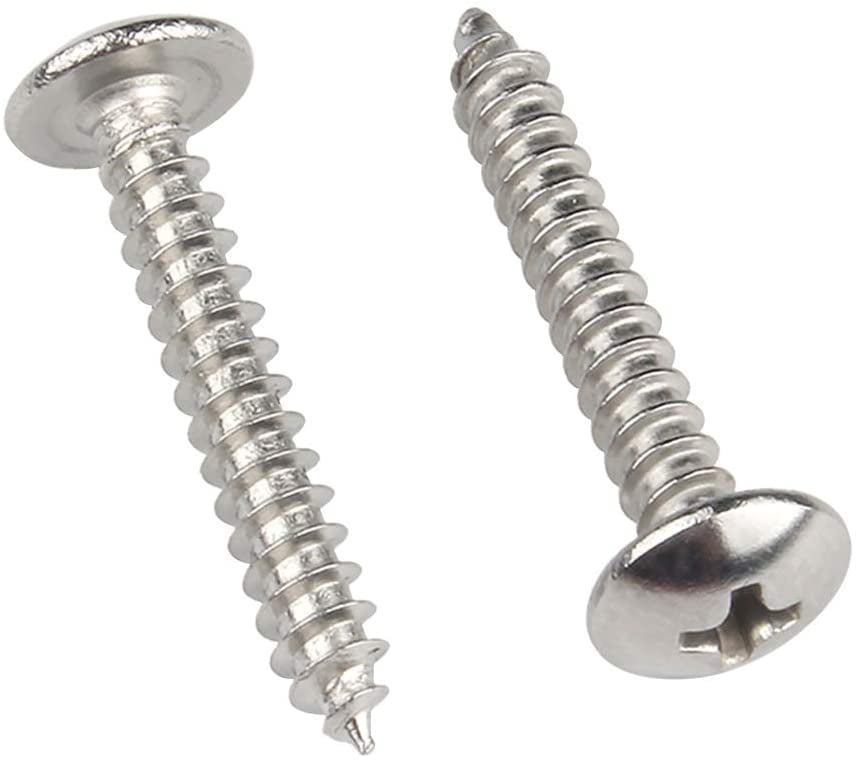 Details about   Self Tapping Screws Assortment Set M3/M4/M5/M6 304 Stainless Steel Sheet Metal 