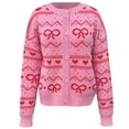 thumbnail image 4 of Coats Lightweight for Women Valentine Knitted Cardigan Sweater Fashion Tops, 4 of 5