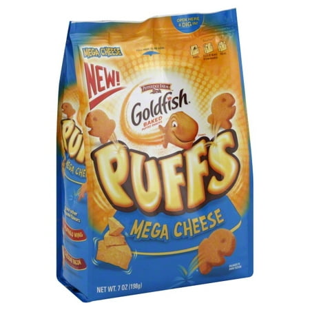 UPC 014100042020 product image for Goldfish Puffs Mega Cheese Baked Puff Snacks, 7 oz | upcitemdb.com