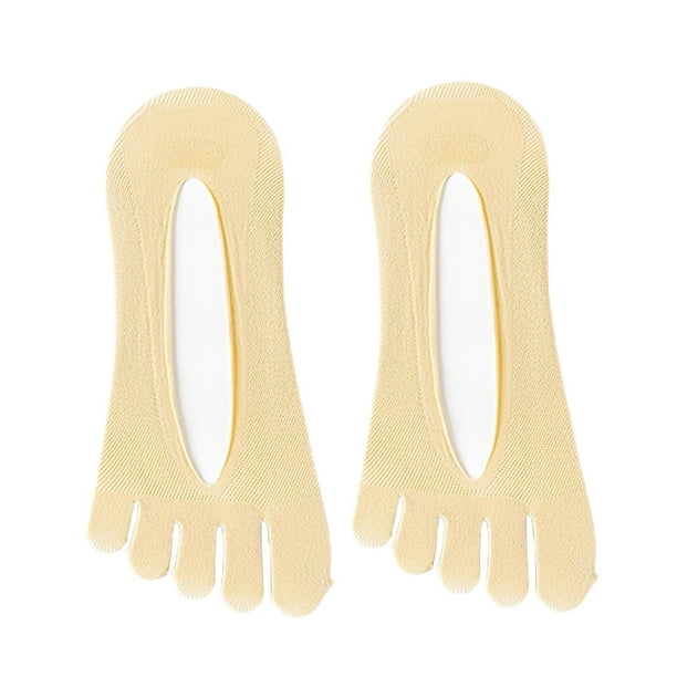 Calcetines de cinco dedos Yuyangstore Antideslizante Invisible Corte Bajo