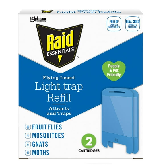 Cartuchos de repuesto para trampas de luz Flying Insect Trap Raid 2