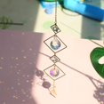 thumbnail image 3 of Paquete de 6 atrapasoles de cristal colgantes con cadena para ventana, hogar, jardín, fiesta de Navidad, 3 of 5
