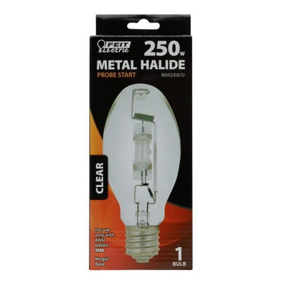 250W ED28 Metal Halide HID Bulb, White