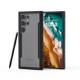thumbnail image 6 of Cowithday Case for Samsung Galaxy S22 Ultra, [Military Grade Drop Protection] [Wireless Charging] Soft TPU Frame + Clear Hard PC Back Case, Shockproof Non-Slip Stylish Cover - Black, 6 of 10