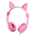 thumbnail image 6 of iClever Children Headphones with Volume Limiter Food Grade Silicone Headsets for Girls, Pink, 6 of 6