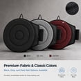 thumbnail image 2 of 360° Rotating Seat Cushion for Car, 15.7" Swivel Car Seat for Elderly Support, Non Slip Swivel Seat Cushion with Memory Foam for Car, Office, Home (Black), 2 of 7