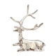 thumbnail image 3 of Estatua de animal, escultura de ciervo, estantería decorativa, armario, dormitorio, día de San Valentín, comedor, centro de mesa, figura decorativa Plata clara, 3 of 8