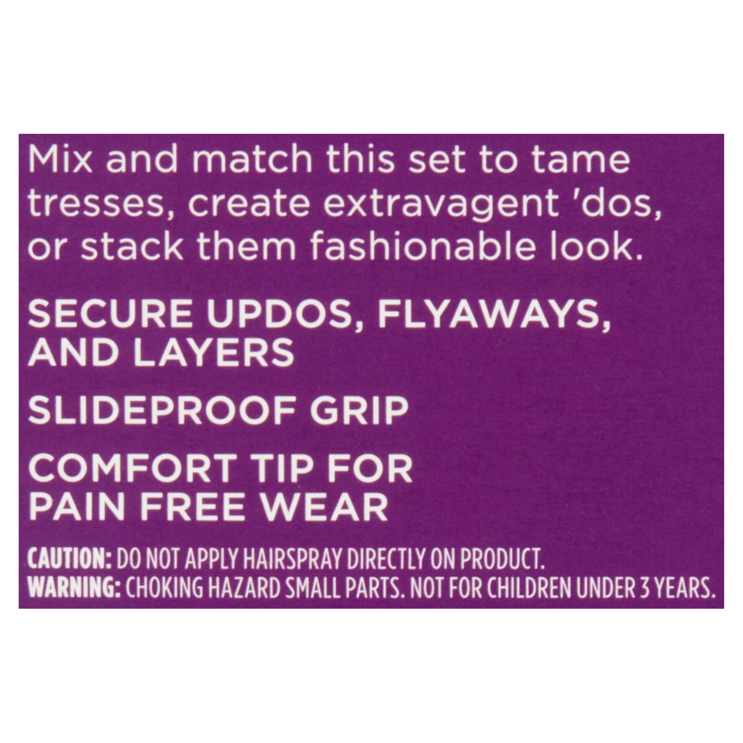 (3 pack) Goody Blonde Bobby Pins, Slide Proof Grip Comfort Tip, Pain Free Wear, Blonde, 48Ct