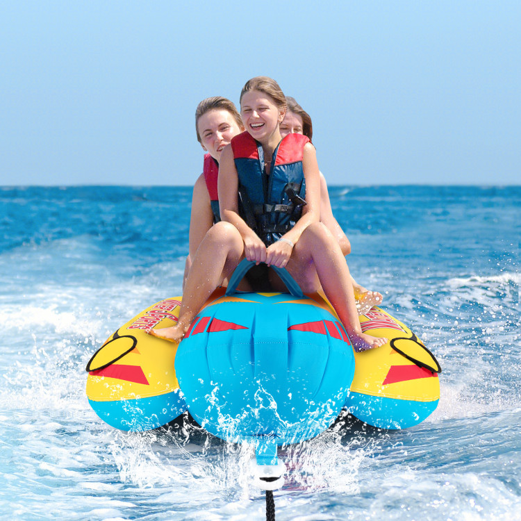 OnlineGymShop CB24275 Inflatable Boat for 3 people