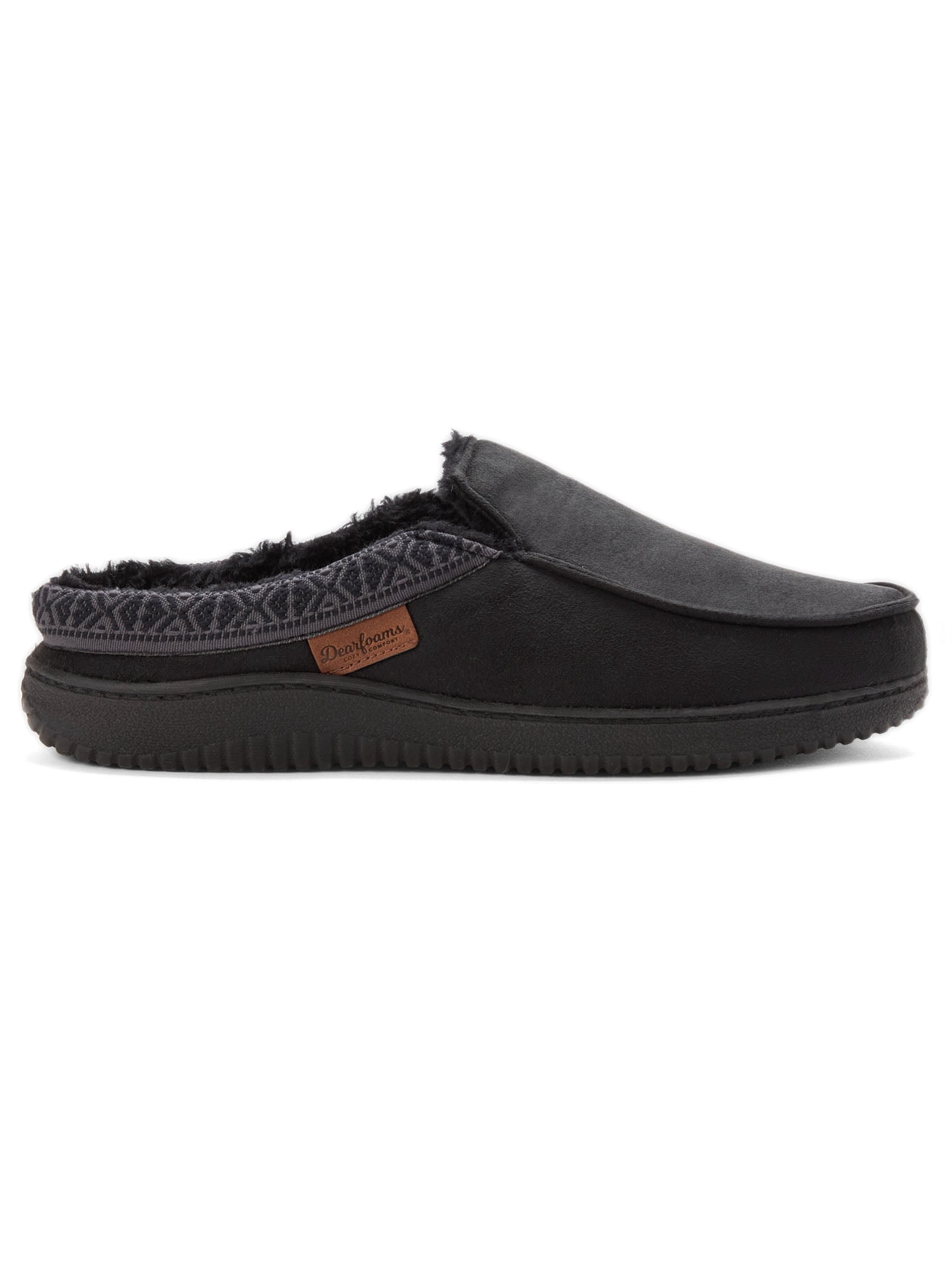 Dearfoams Cozy Comfort Men's Microsuede Clog Slippers