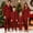 Plaid, variant on Family Christmas Pajamas Matching Sets Long Sleeve Zip up Holiday Nightwear Christmas Pajama Set Family