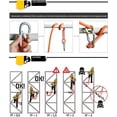 thumbnail image 4 of Safety Lanyard Professional Protective Safety Belt Nylon Sling Belt Climbing Harness Belt Lanyard with Hook High Strength Wearable Anti Fall Off, 4 of 11