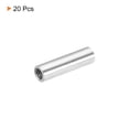 thumbnail image 3 of Unique Bargains Round Coupling Nut M4x0.7mm 20mm Threaded Sleeve Connector Rod Bar Stud Tube 20 Pack, 3 of 4