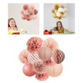 thumbnail image 6 of 11Pcs Paper Easy to Assemble Party Supplies for Wedding rose gold, 6 of 8
