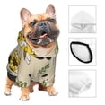 thumbnail image 3 of Balery Gnomes Bees And Sunflowers Sudadera con Capucha para Perros Pequeños – Ropa para Mascotas, Disfraz para Perros y Gatos, Ideal para Fiestas y Cosplay-X-Large, 3 of 7