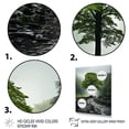thumbnail image 3 of Designart "Green Trees Muted Tree" Landscape Trees Floater Framed Canvas Art Print, 3 of 7